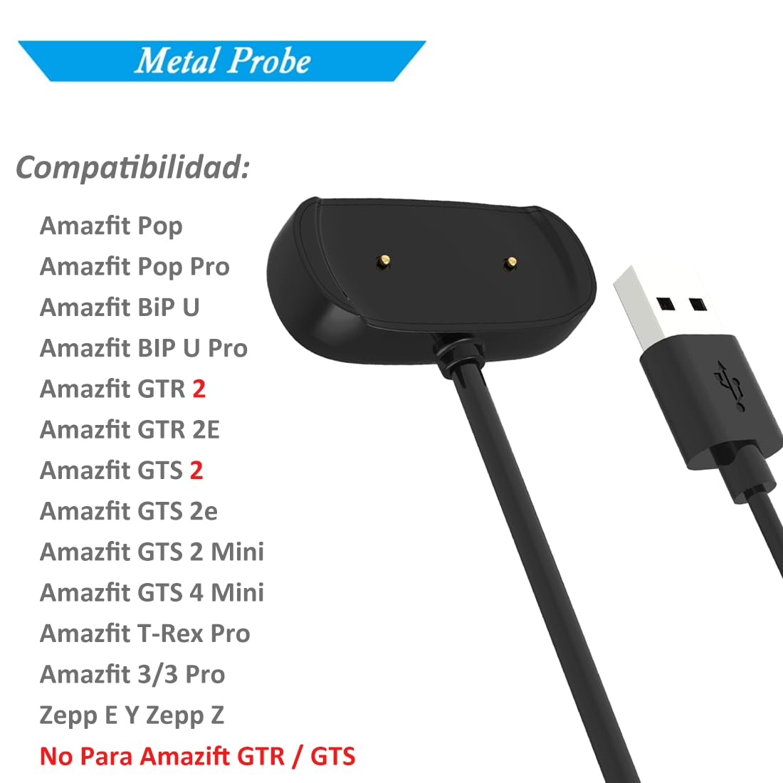 Cargadores para Smartwatch y Relojes Inteligentes Amazfit GTS 2 