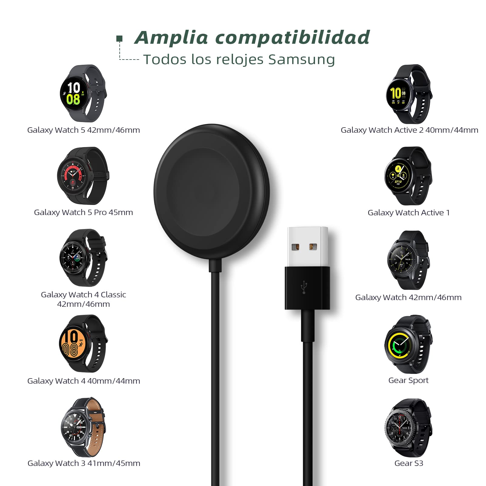 Cargadores para Smartwatch y Relojes Inteligentes Samsung 